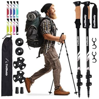 TrailBuddy Trekking Poles - Lightweight, Collapsible Hiking Poles Review